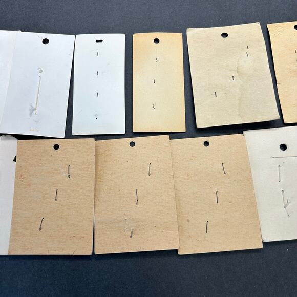 Vintage Shell Pearl Buttons New Old Stock On Original Cards 14 Full Cards - Picture 9 of 10